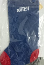 Bota navideña color azul Stitch original