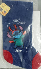 Bota navideña color azul Stitch original