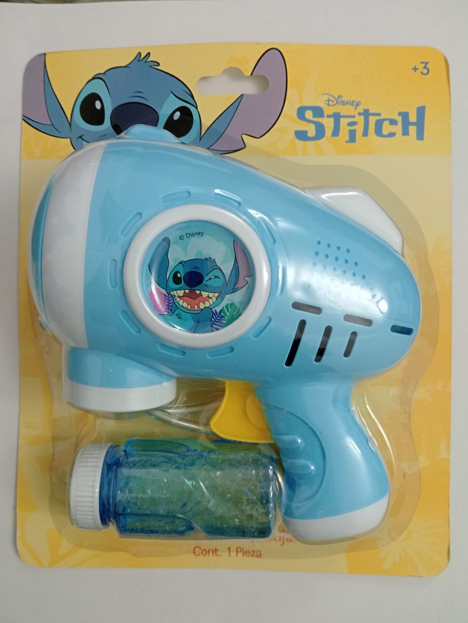 Pistola lanza burbujas 1 pza Stitch