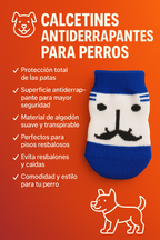 Banner promocional calcetines antiderrapantes Bigote feliz