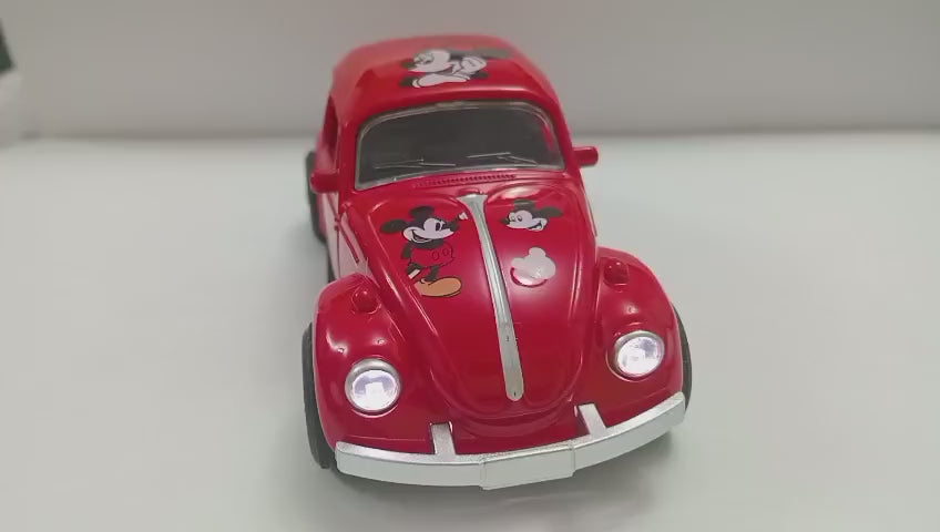 Volkswagen (Vocho) de Mickey Mouse color rojo